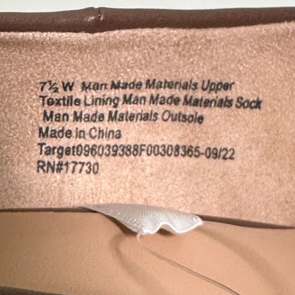 NWT A New Day Jen Pumps Womens High Heel Adt48 Rosewood Slip Size 7.5 Wide Shoes - Picture 7 of 10